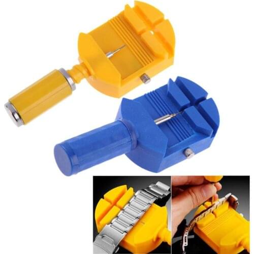 Watch Repair Tool Kit Band Pin Wrist Bracelet Watch Band Link Slit Adjuster Strap Link Remover With Free 5 Replacement Pins