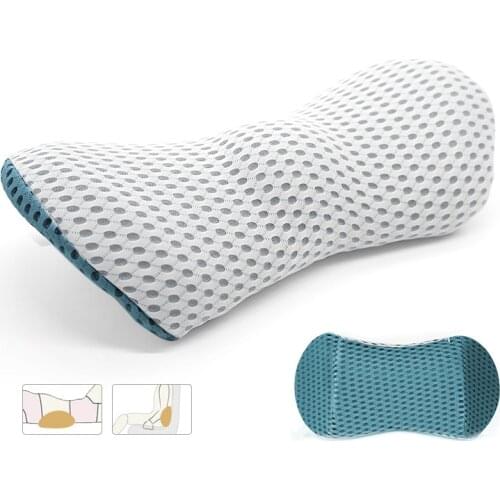 Orthopedic Memory Foam Lumbar Support Cushion Multi-Function Waist Pain Relief Pillow Back Support Cushion For Bedding Car