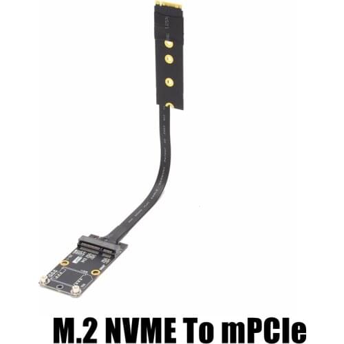 MiniPice To m.2 NVME / mPCIe Wireless Network Adapter Extension Mini Pice To M.2 NVMe M-key Interface adapter Cable