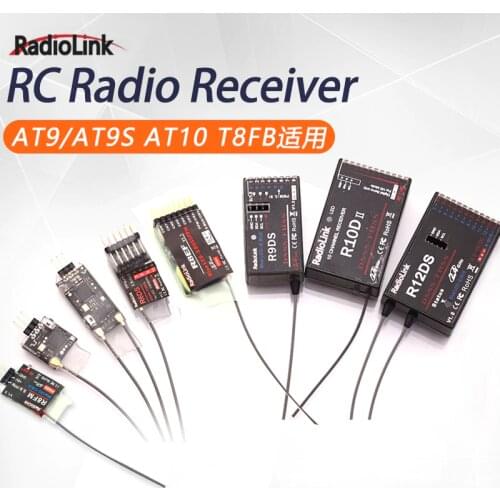 Radiolink R12DSM R12DS R9DS R8FM R6DSM R6DS R6FG Rc Receiver 2.4G Signal for RC Transmitter AAT9/AT9S/AT10/AT10II