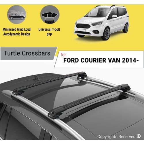 BARS FOR FORD COURIER VAN 2014 ON ALUMINUM ALLOY SIDEBARS CAR ROOF RACK LUGGAGE CARRIER CROSSBAR