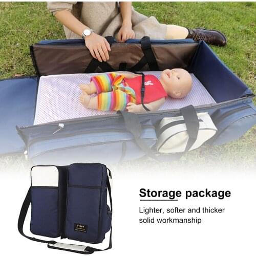 Baby Diaper Bag Bed Backpack For Mom Maternity Bag For Stroller Nappy Bag Large Capacity Nursing Bag For Baby Care