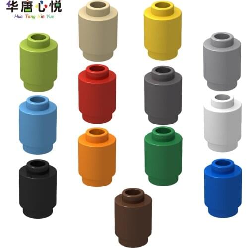 MOC 3062 High-Tech Accessories 1x1 Cylindrical Brick Normal Bricks 20PCS Model Building Building Block Educational Toys City Toy