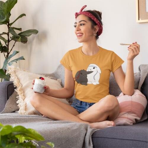 Womens The Untamed Wangxian Mo Dao Zu Shi T-shirts Wangji Wuxian T Shirt Cute Tops Tees O Neck Leisure Female Clothing Big Size