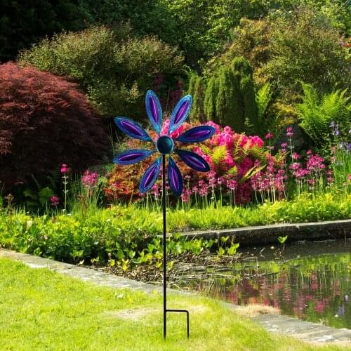 Lively Durable Wind Pinwheel Windmill for Yard Garden Yard Art