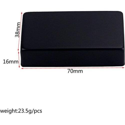 1pcs Metal Humbucker Pickup Cover in Black Fit for LP Style Electric Guitar Free Shipping