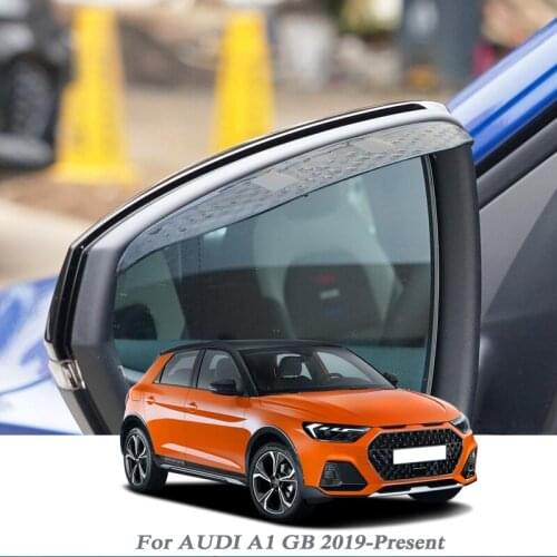 Car Rearview Mirror Rain Eyebrow Auto Shield Snow Guard Sun Side Visor Shade Protector For Audi A1 GB 2019-Present Accessories