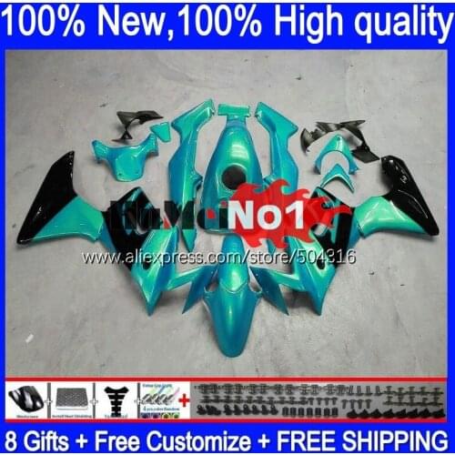 +Tank For HONDA CBR125R CBR-125R 02 03 2004 2005 2006 124MC.87 CBR125RR CBR 125CC 125R 2002 2003 04 05 06 Fairings Cyan Metal