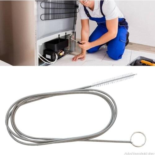 FreeShip 150cm Refrigerator Hole Cleaning Brush Flexible Soft Fridge Dredge Universal Pipe Brushes Scrub Cleaner ly13 wholesales
