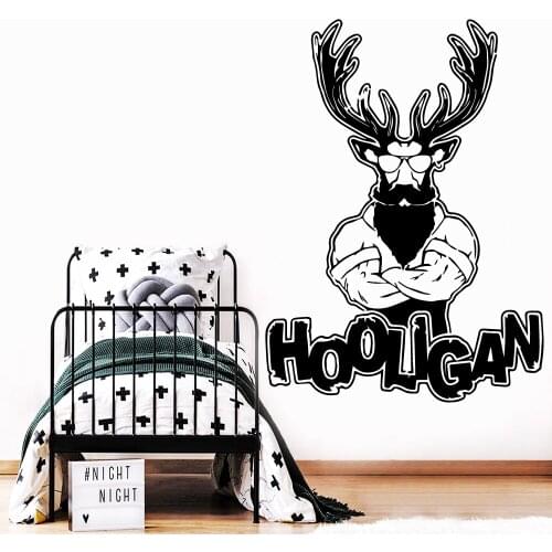 Free shipping Elk Wall Sticker Pvc Wall Stickers Wall Art Wall Paper For Babys Rooms Art Decor Wallpaper