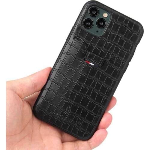 Luxury PU Leather Crocodile Texture Case for IPhone 11 Pro X XR XS Max Shockproof Phone Back Cover for IPhone 7 Plus 11 Pro