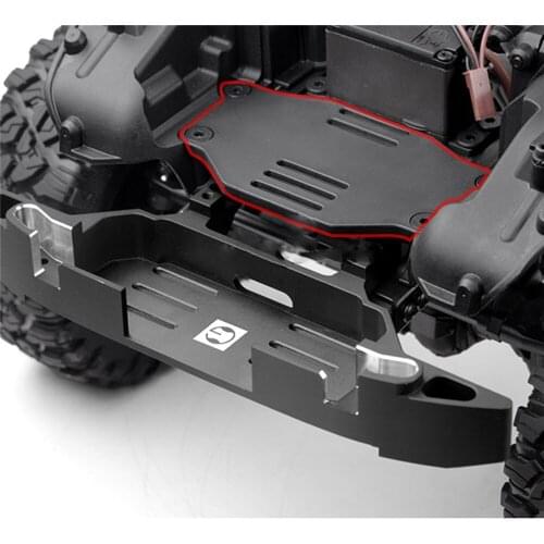 For TRX-6 Benz G63 for TRX-4 Benz G500 RC Car Simulation Front Bumper Base Modification Winch Front Bumper