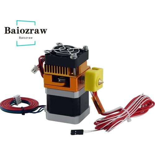 MK8 Extruder Kit 0.4mm Nozzle 1.75mm Filament J-head Hotend Extrusion 3D Printers Parts with Box Motor Throat Aluminum Part