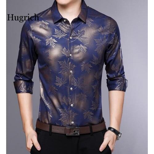 New 2021 Brand Dress Shirt Men Spring Long Sleeve Plaid Shirts Slim Fit Camisa Masculina Casual Men Shirts