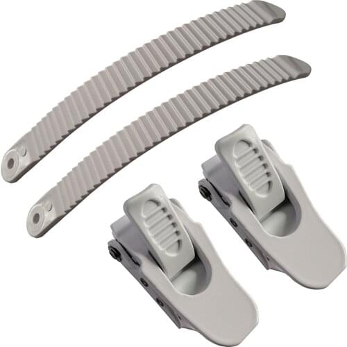 1 Set New Hot White Snowboard Shoe Binding Parts 2 Buckles With 2 Straps For Ankle Snowboard Bindiing Strap-In System Outdoor