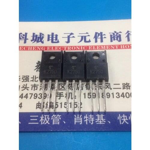 Original New 10pcs/ K2750 2SK2750 TO-220F TO220F