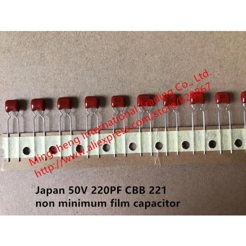 Original new 100% 50V 220PF CBB 221 non minimum film capacitor (Inductor)