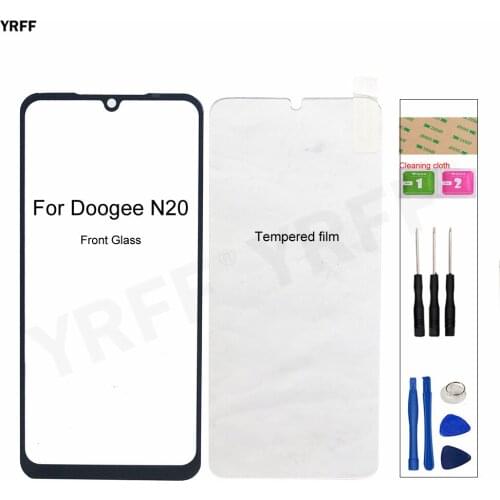 For Doogee N20 Front Outer Glass Panel (No Touch Screen) N20 Tempered film