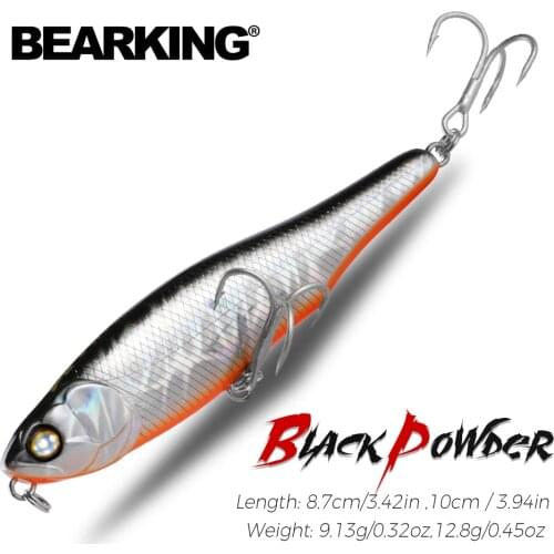 BEARKING Hot model 10cm 8.7cm fishing lures hard bait 30-color pencil quality professional bait walk dog action
