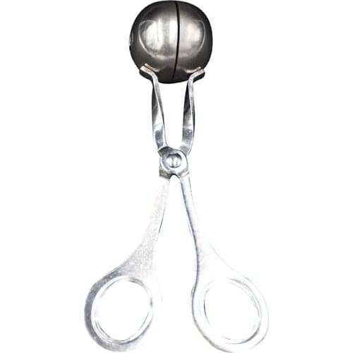 304 Stainless Steel Meat Pill Maker Meatball Clip Stainless Steel Pill Maker Food Clip Meatball Soup Ball Tong Kitchen Tools