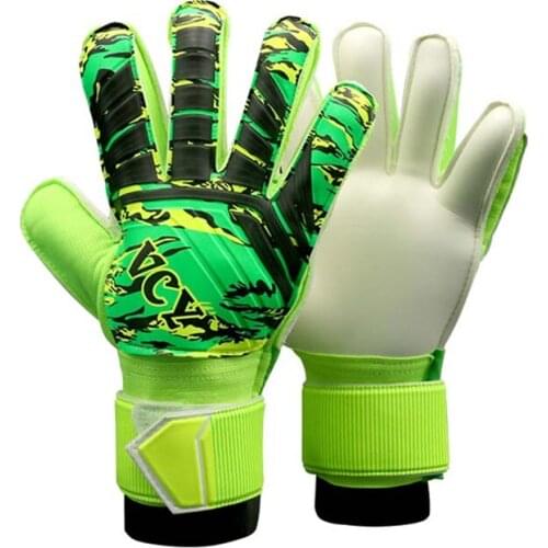 Professional Boys Girls Soccer Goalkeeper Gloves Mens Thick Latex Football Finger Protective Guard Keeper Goalie Training Gloves