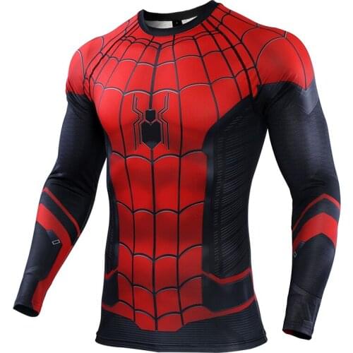 S-4XL Raglan Sleeve 3D Printed T shirts Men Compression Shirts Long Sleeve Tops Male Cosplay Costume 2021