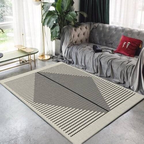 Gray/white/black Stripes 3D Printing Carpets For Living Room Bedroom Area Rugs Modern Carpet Floor Nordic Home Decor Mat Hallway