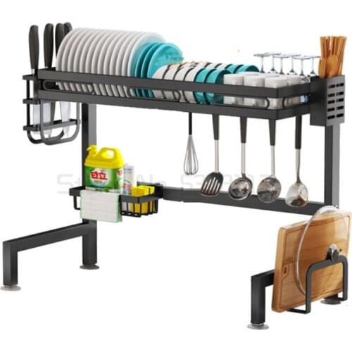 Kitchen sink storage rack, dish storage rack, multi-functional dishwashing rack, drain rack, sink dish rack