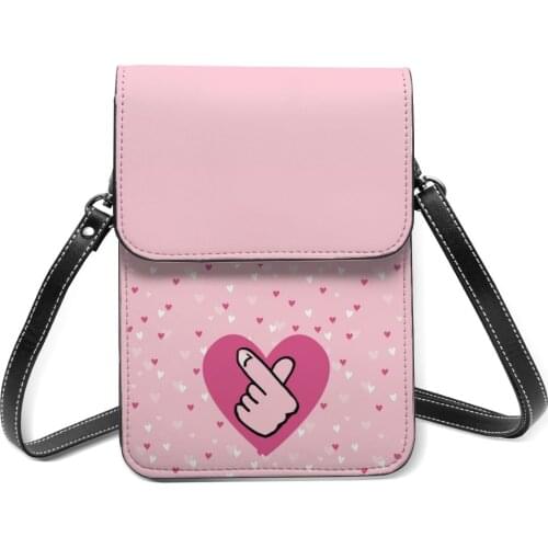 Kpop Shoulder Bag Aesthetic Leather Outdoor Mobile Phone Bag Woman Gifts Bags