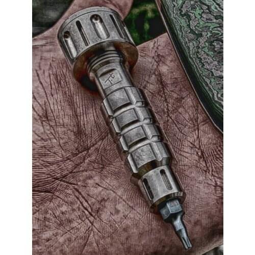 Three generations of starry titanium alloy screwdriver gyro column handle combination disassembly tool batch head accessories