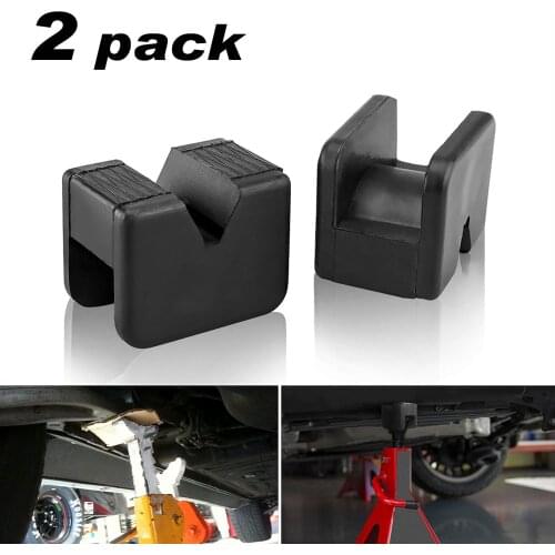 Universal Square Slotted Frame Rail Floor Jack Guard Adapter Pad Vehicle Repair Car Styling Jack Lift Pad Repair Tool