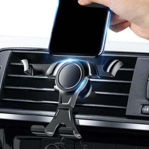 Universal Gravity Clamping Car Air Vent Mount Mobile Phone Holder Stand Bracket