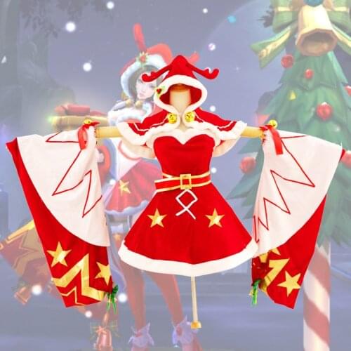 Glory of Kings Diao Chan COS Christmas Love Song COS Costume Diao Chan Skin Couple Clothes Nightmare Before Christmas
