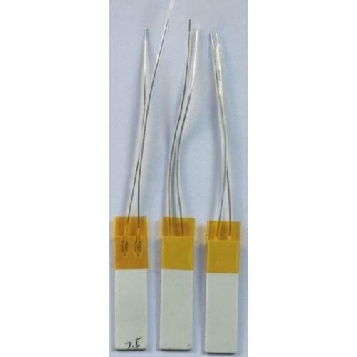 High temperature ceramic heating plate MCH ceramic heater 35*10*1,3mm 12 volts 7-8 Ohm