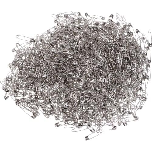 1000Pieces 28MM Small Button Iron Cross Stitch Pin Safety For Jewelry Making