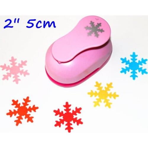 2 inch snow flower craft punch for EVA paper punch hole punch for DIY scrapbooking punches troqueladora de papel