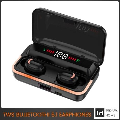 TWS E10 Bluetooth 5.1 fone Earphones Charging Box Wireless Headphone Stereo Sports Waterproof Earbuds Headsets With Microphone