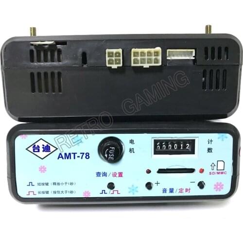 New TAIDI AMT-78 Kiddie rides game machine Swing Machine Timer Time Controller English Version MP3 Music Cion Counter