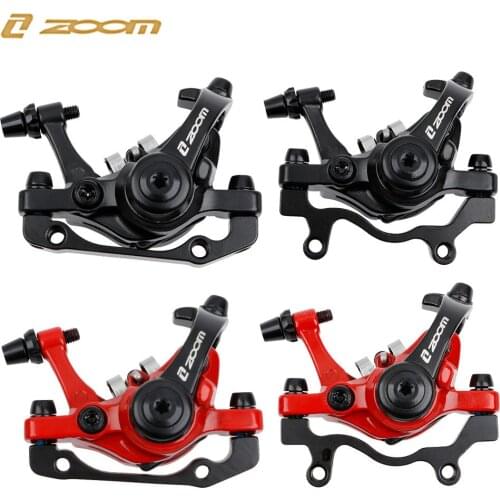ZOOM Bicycle Double-side Drive Disc Brake Aluminum Alloy 140 160 180MM Mountain Road MTB Bike Mechanical Caliper Disc Brakes