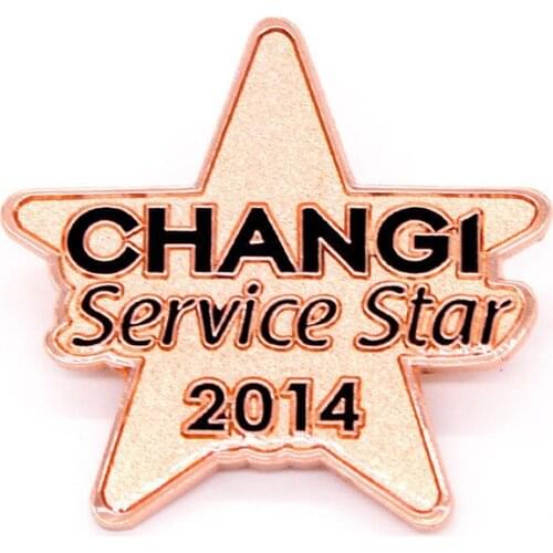 Manufacturers Painted Badge Low Price custom metal Star hard enamel color Badge