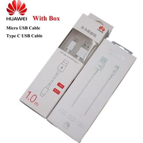 Micro USB Cable 2A Charger Cables For Huawei P7 P8 P9 P10 Lite Honor 8X Nova 3i USB Type C Cord Honor 8 9 10 v8 v9 v10 Nova 2s