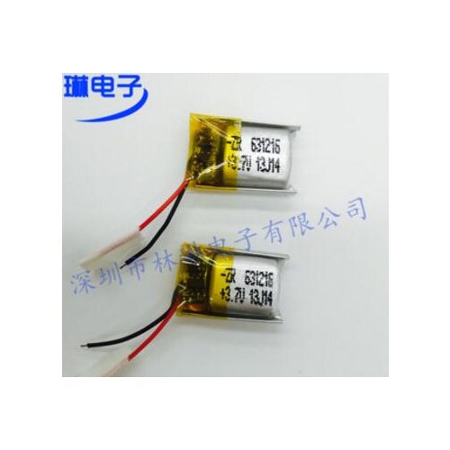 061216P 601216P 90mah 3.7V with protective plate MP3 MP4 polymer lithium battery Rechargeable Li-ion Cell