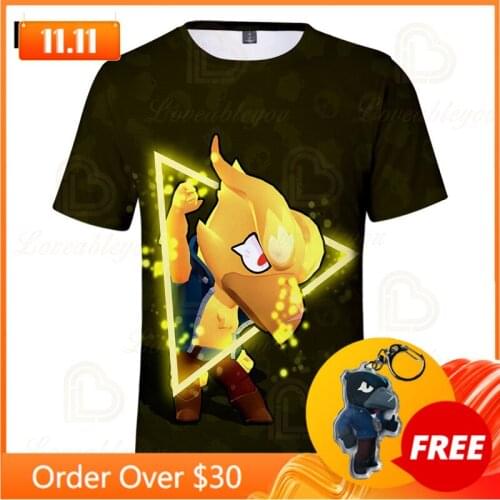 Cute Crow Shoot Game 3D Print T-shirt Men Clothing Harajuku T Shirt Women Kids Leon Tops 2020 Shirt Boys Girls