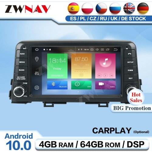 Carplay 2 Din Android Multimedia For KIA Morning 2016 2017 2018 Radio Receiver Auto Audio Stereo Player GPS Navigation Head Unit
