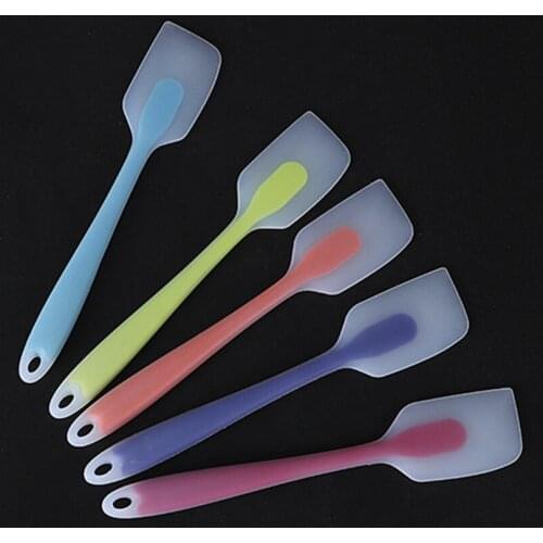 Useful Silicone Cake Cream Butter Spatula Mixing Cream Batter Scraper Heat Resistant Cookie DIY Baking Cook Tool Kitchen Utensil