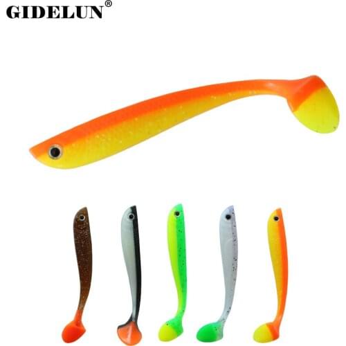 Wholesale fishing lure 50pcs mixed colors pesca fishing tackle soft fishing lure bass bait trout lure