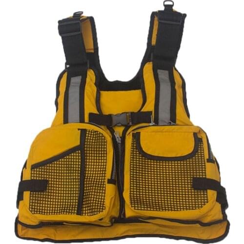 Adjustable Life Jacket Vest with Multi-Pockets Fishing Aid Sailing Surfing Kayak Boating Safe Clothing Lure Accessories