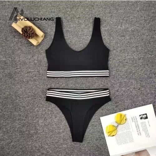 RivoluChiang Black Swimwear