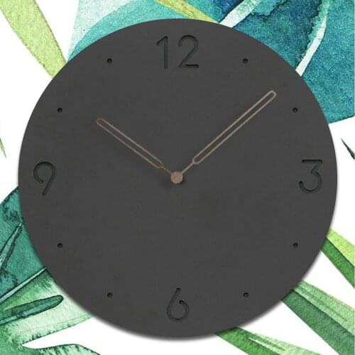 Gray Geometrical Fashion Nordic Minimalist Modern Living Room Office Decorative Wall Clocks