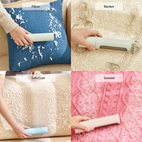 New Lint Remover 7.2 Inch Clean Brush Reusable Self-Cleaning Pet Hair Remover Set Double Fur Scrub Clothes Bag Dust Brusher Hot